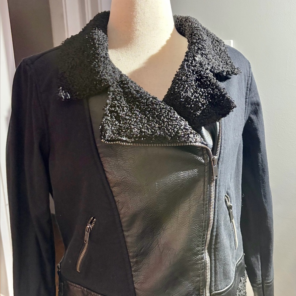 Rock & Republic Black‎ Textured Jacket